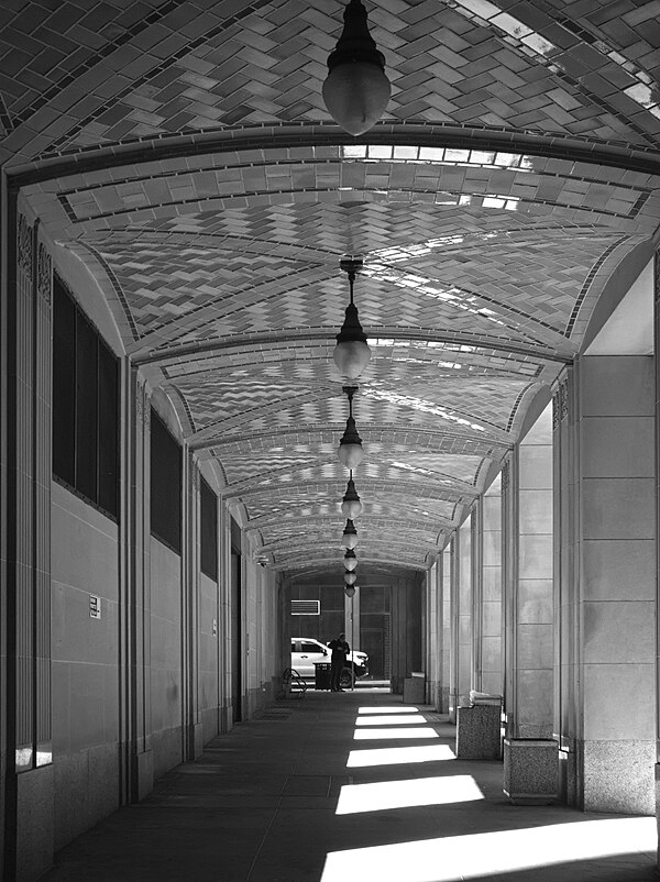 Arcade under the Bell Telephone Building